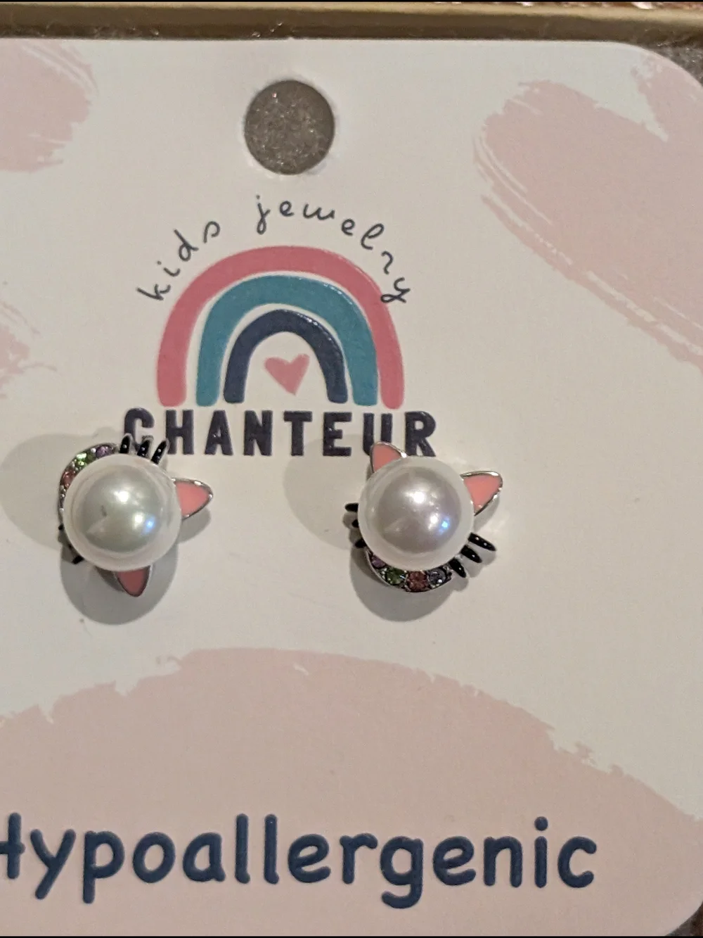4 Set Of Earrings Chanteur Hypoallergenic Kids Jewelry Accessories